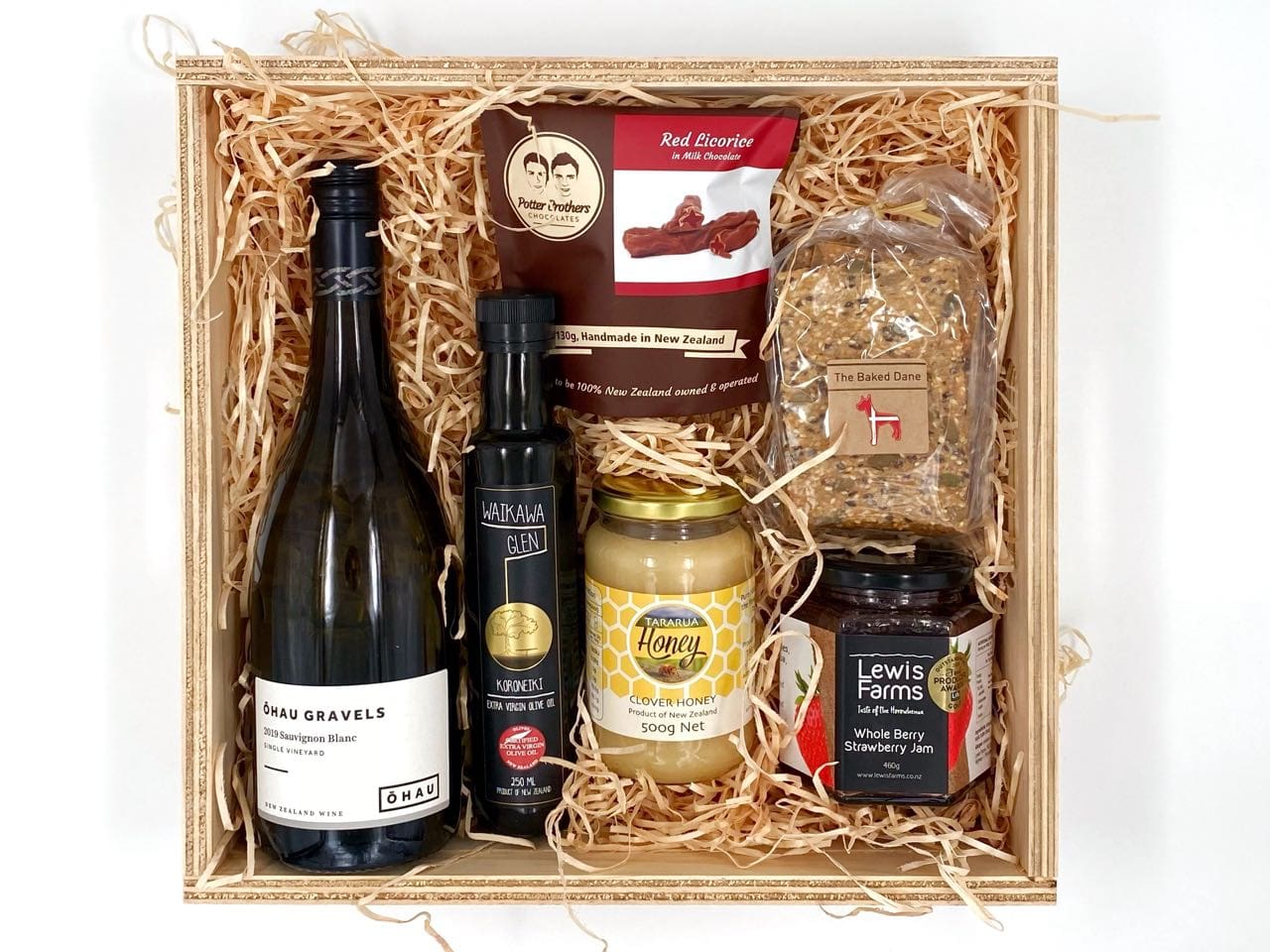 Horowhenua Gift Box with wine