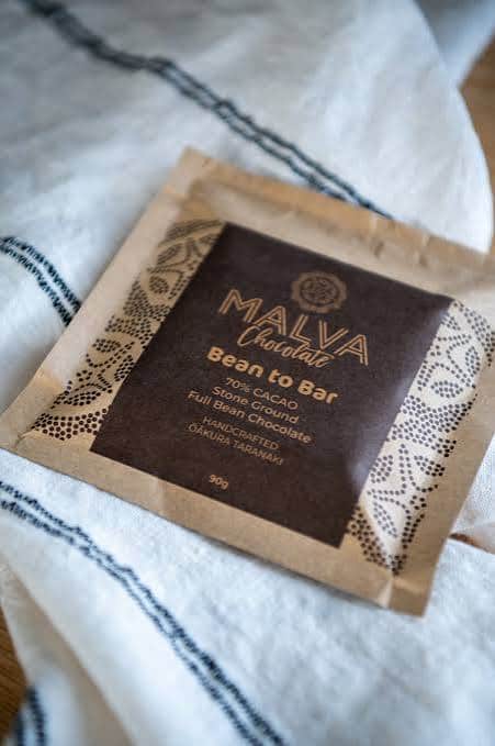 MALVA Chocolate Bean to Bar, stone ground full bean organic chocolate, 70% cacao