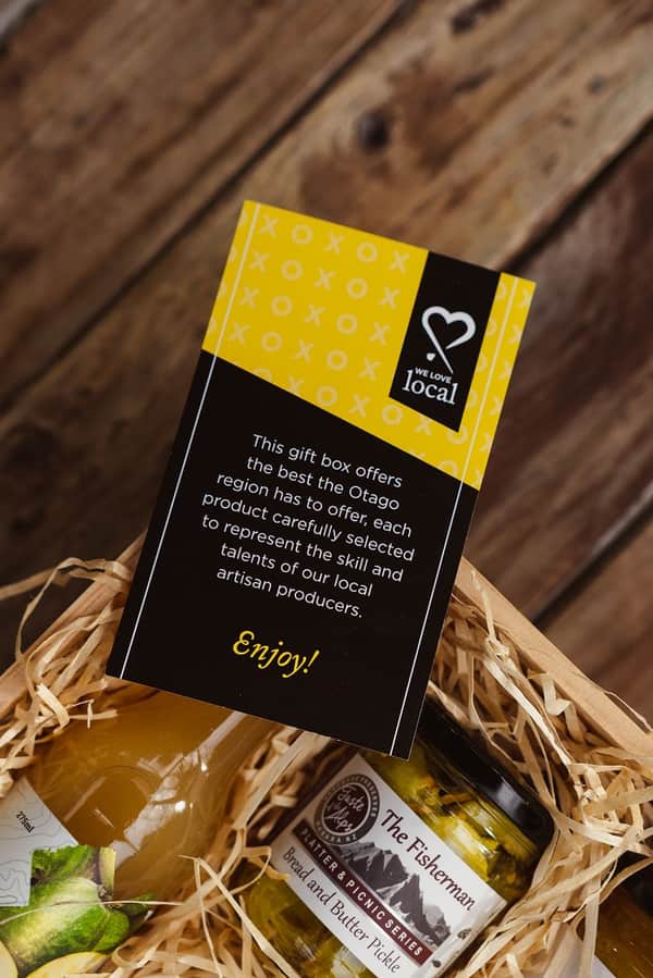 Outstanding Otago Gift Box With Products Made In The Region