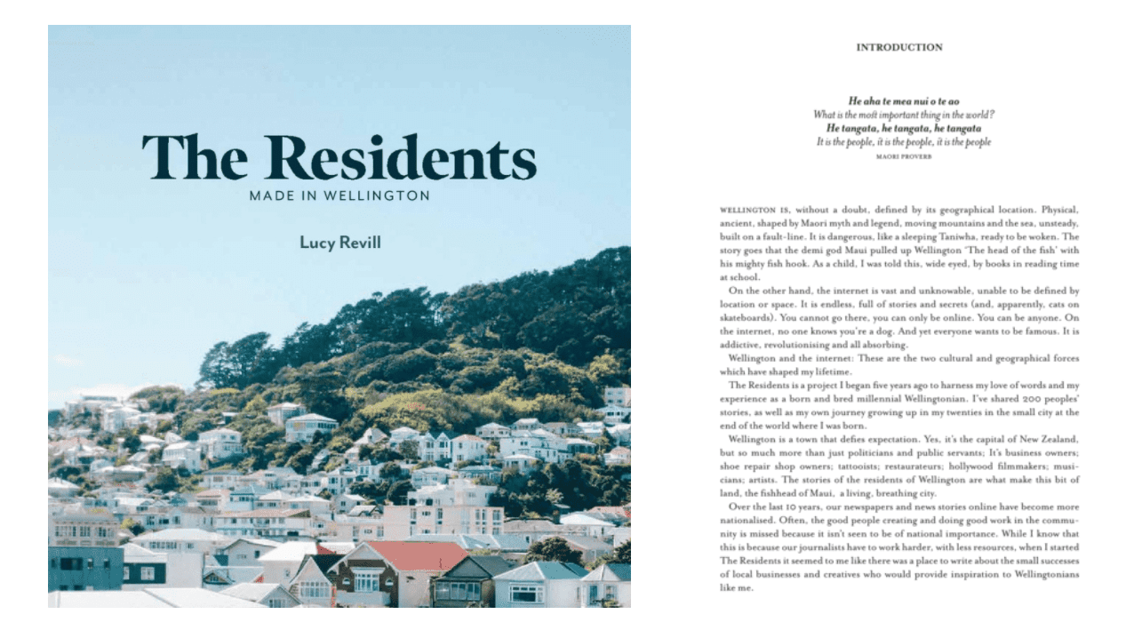 Wellington Residents Book