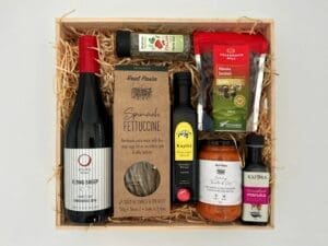 NZ Mediterranean Cuisine Gift Box With Sangiovese Red Wine