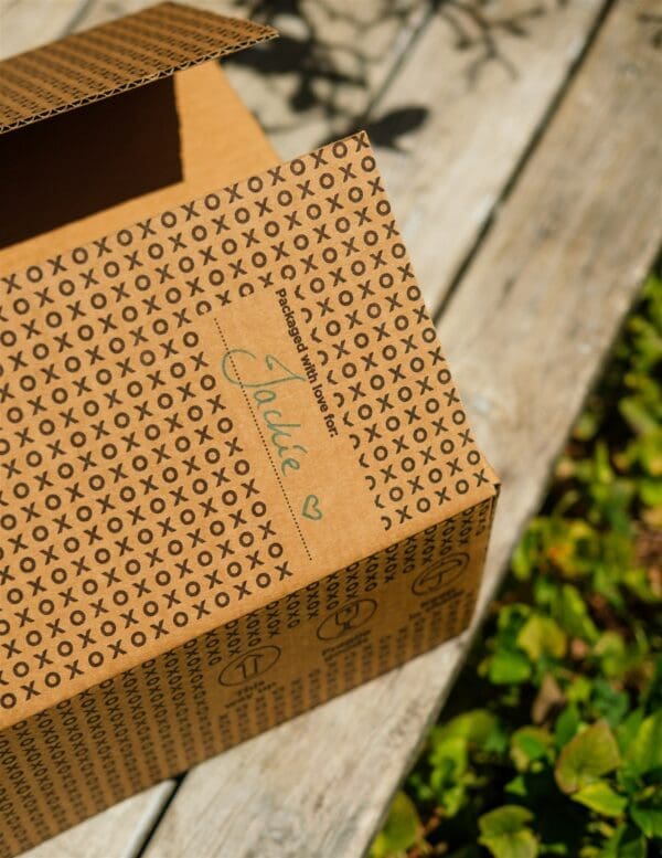 We Love Local Courier Packaging With Name