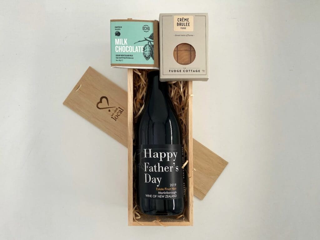 Father's Day Gift Box with Pinot Noir and Treats