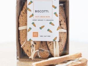 Hot Cross Bun Biscotti