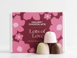 House Of Chocolate 'Lots of Love' Six Piece Bonbon Selection